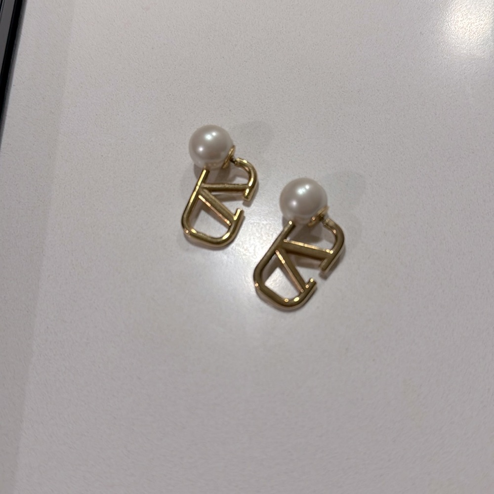 Valentino Gold earrings 100% authentic